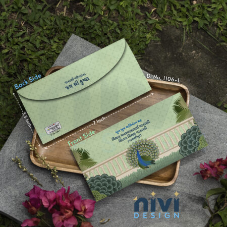 Pichwai Theme Money Gift Cover on Imported Paper D No 1106